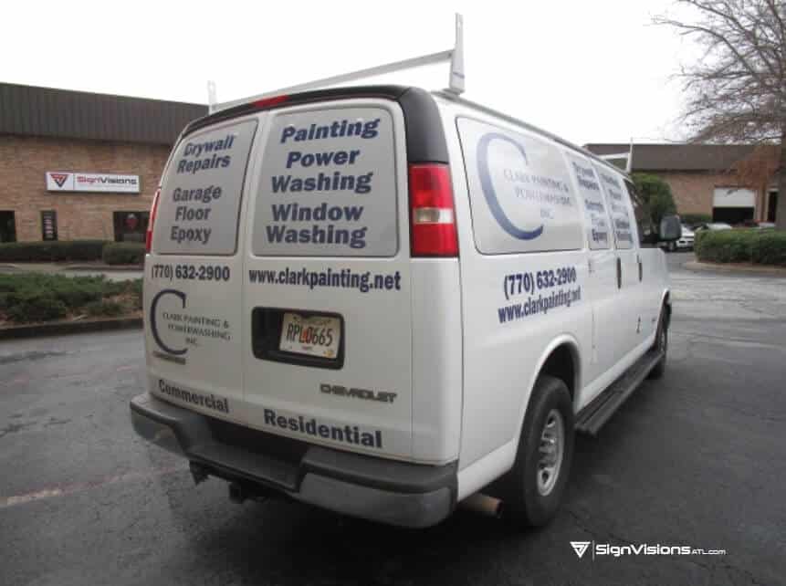 5 types of contractor signs and graphics in peachtree city ga