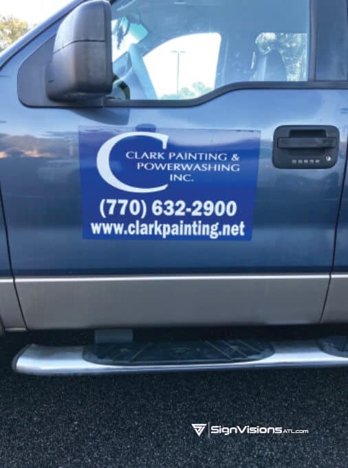 Truck Magnets for Contractors in Peachtree City GA