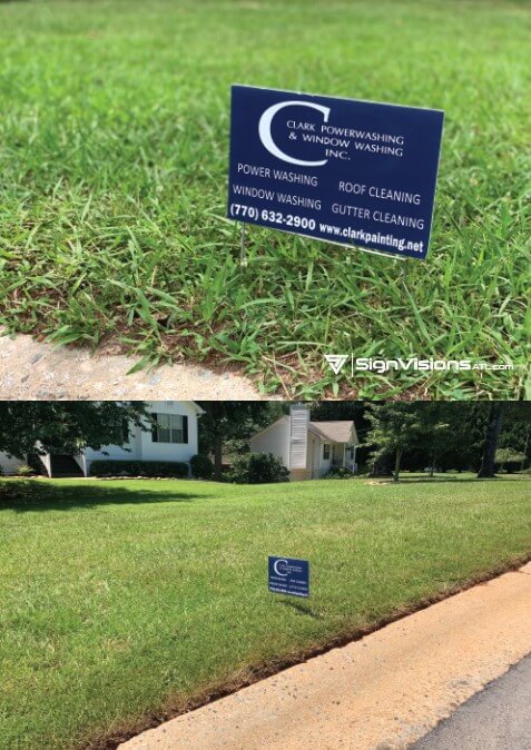 Yard Signs for Contractors in Peachtree City GA