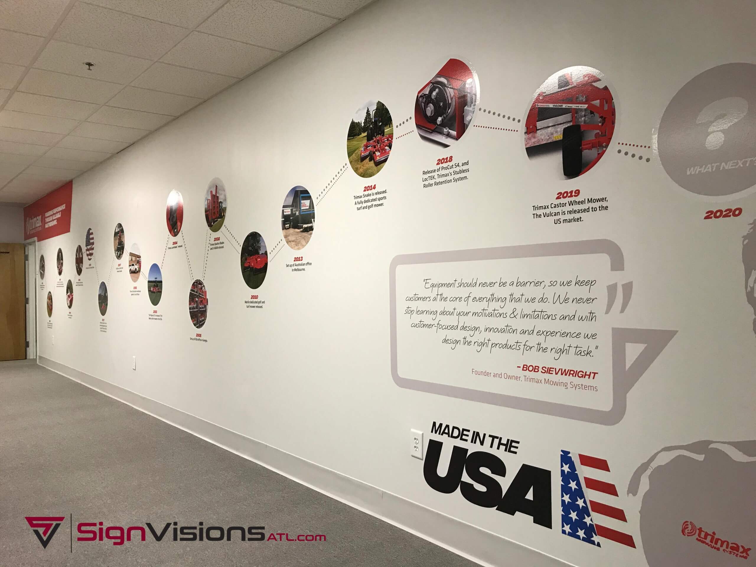 Corporate Culture Wall Graphics and Wall Murals in Fayetteville GA