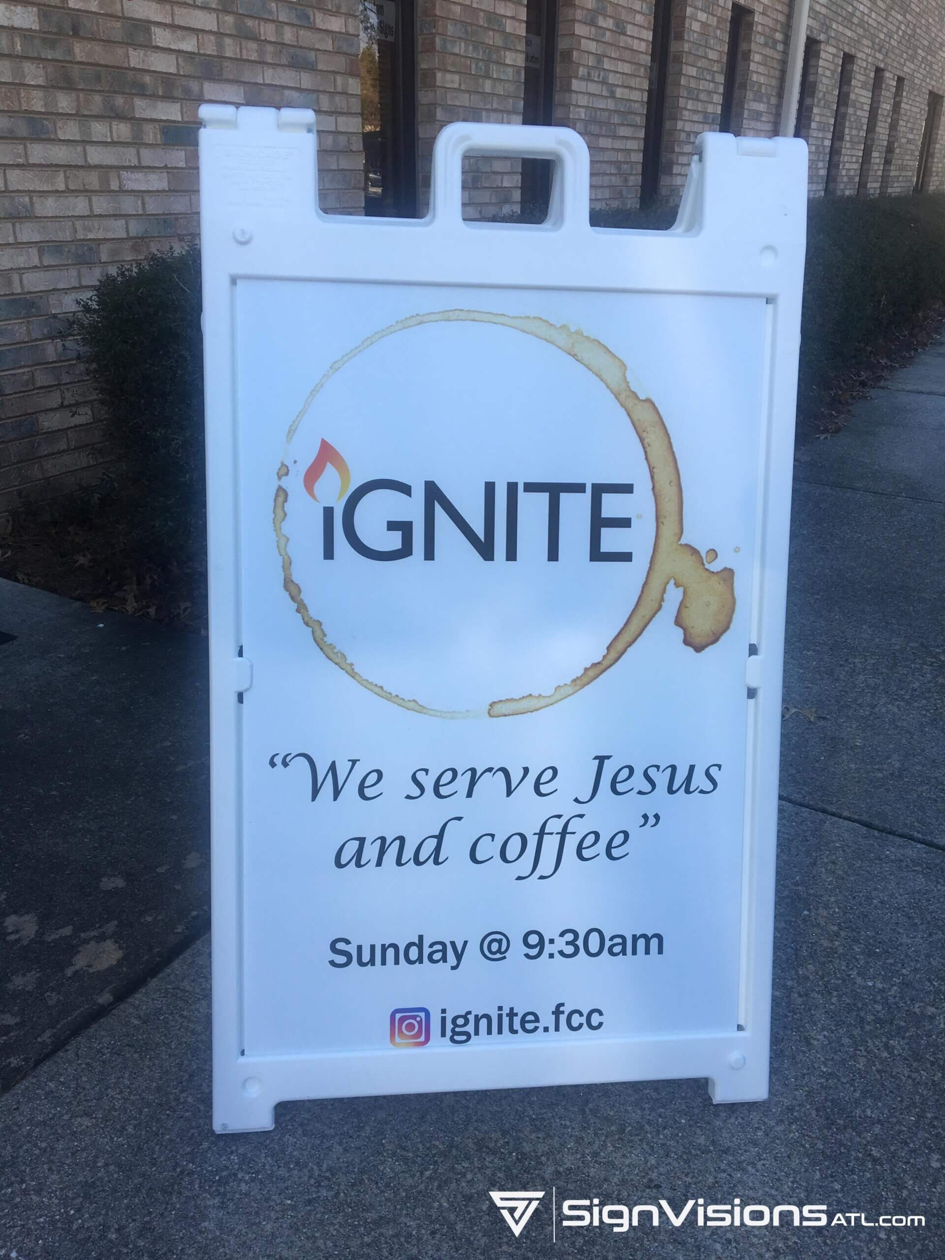 Church signs in Fayetteville GA and Peachtree City GA