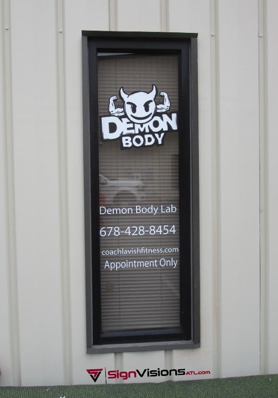 Window Graphics for Fitness Centers in Fayetteville GA
