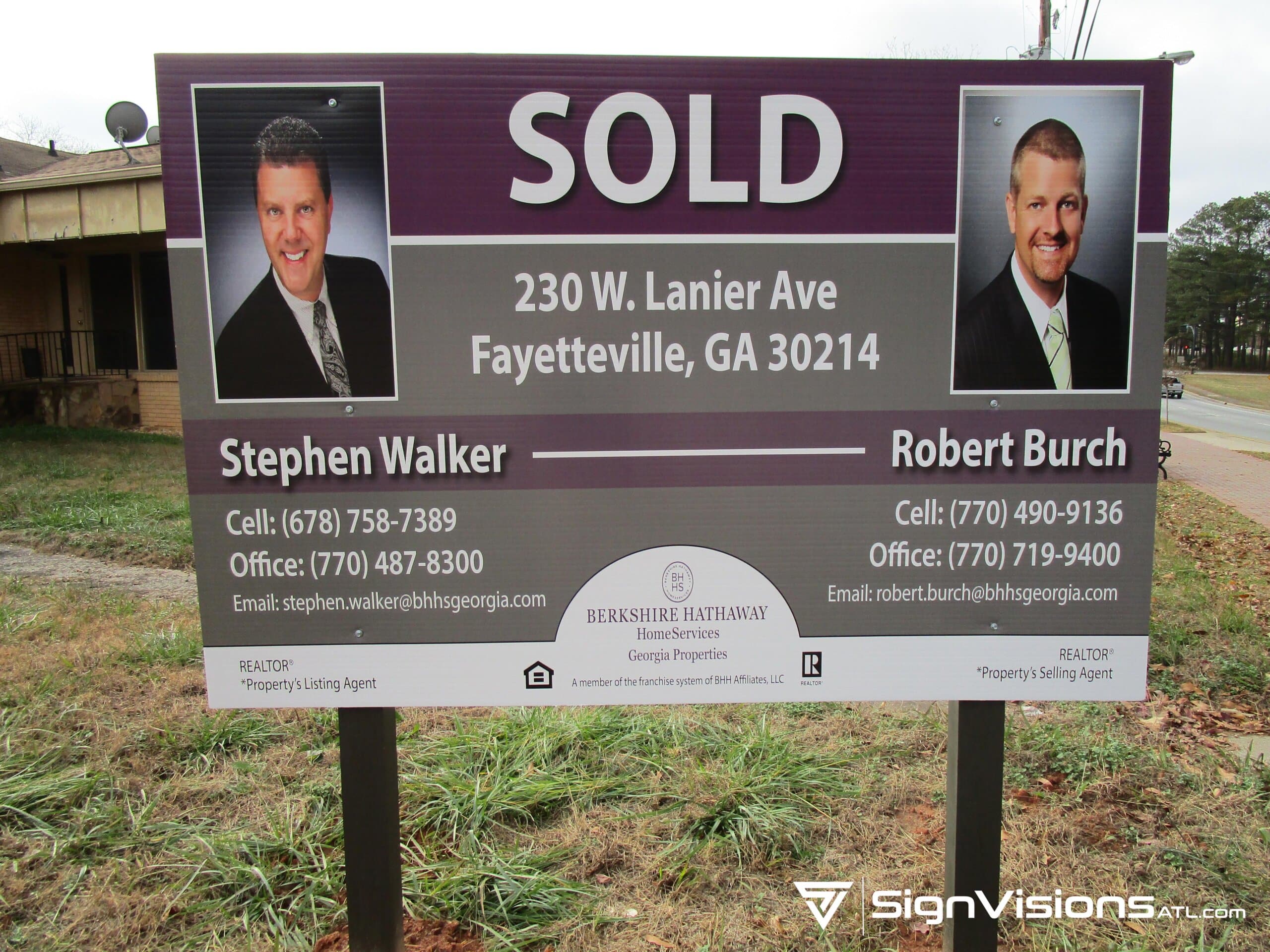 Commercial Real Estate Signs in Fayetteville GA
