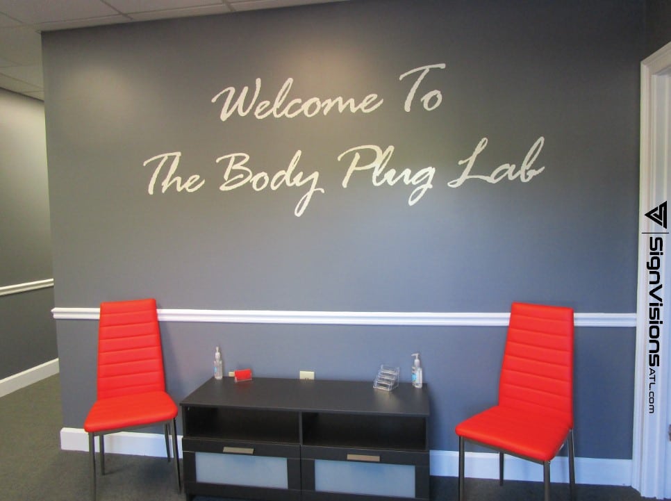 Lobby Wall Graphics for Fitness Centers in Fayetteville and Peachtree City GA