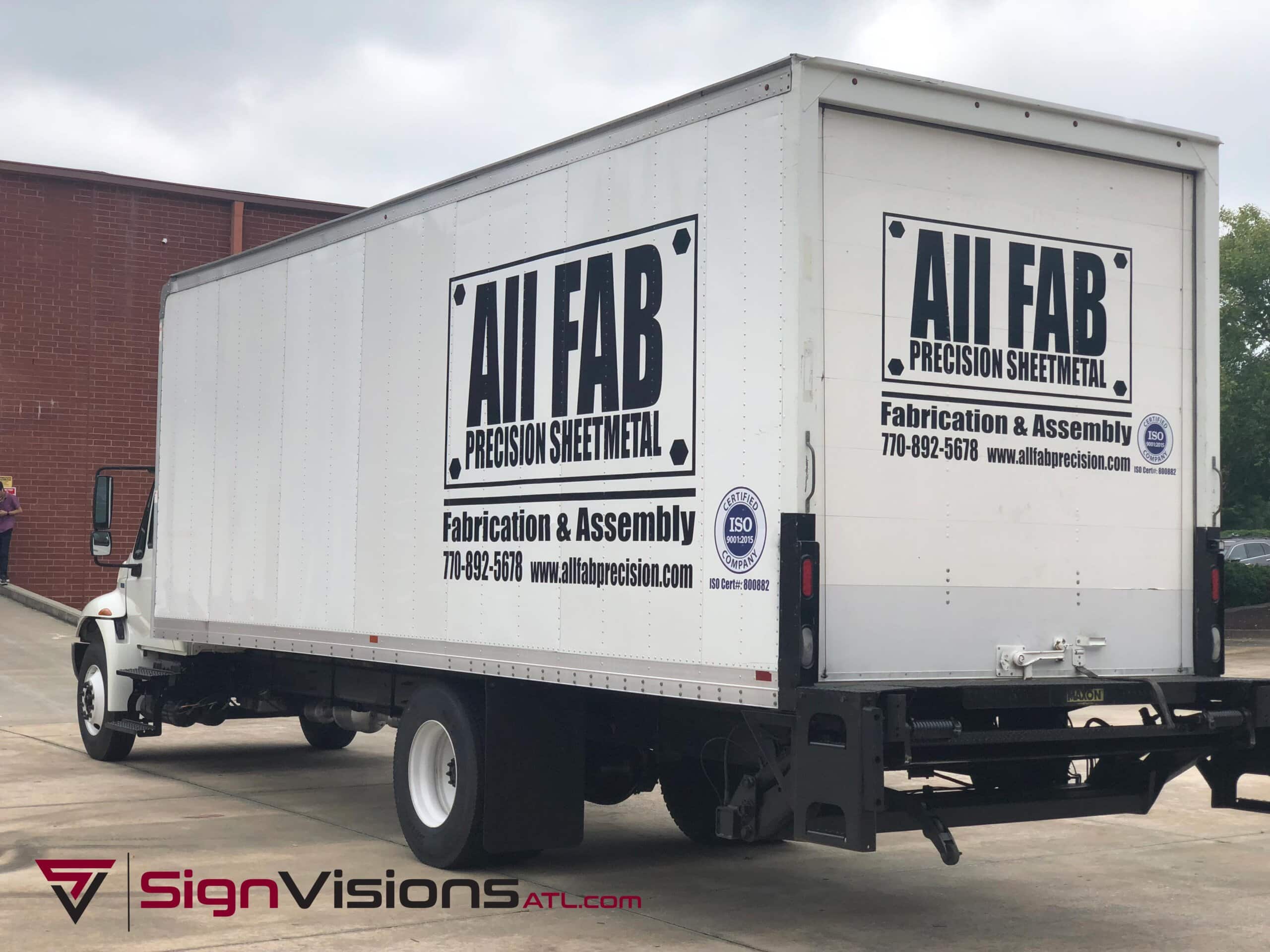 Brand wit Box Truck Graphics in Fairburn GA