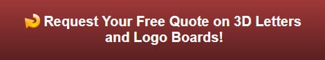 Free quote on 3D Letters and Logo Boards