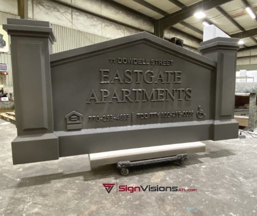 Resin Coated Monument Signs in Newnan GA